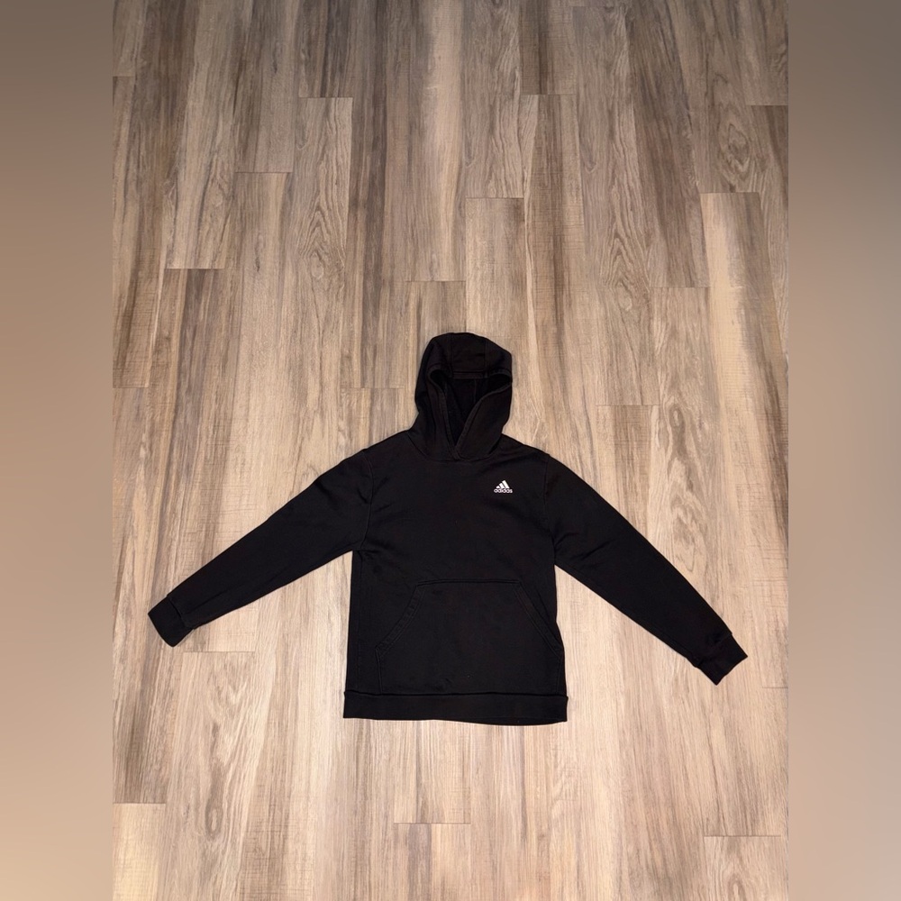Adidas Youth Black Pullover Hoodie